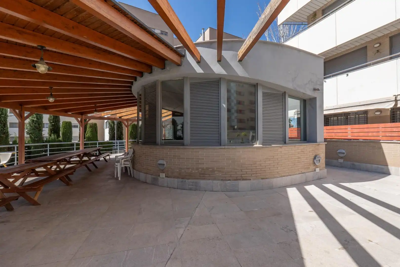 Terrace of Flat for sale in Granada  with Air Conditioner, Heating and Private garden