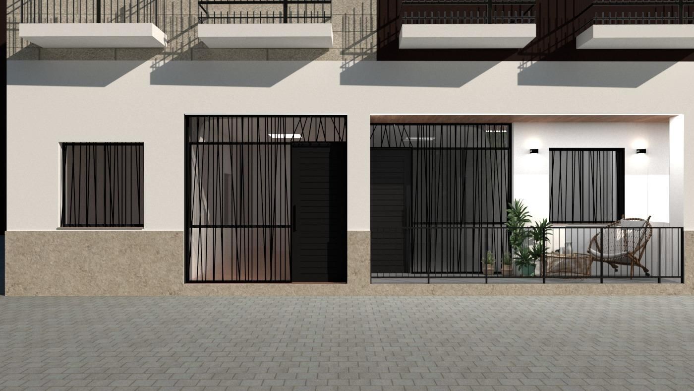 Exterior view of Planta baja for sale in  Murcia Capital  with Air Conditioner, Heating and Terrace