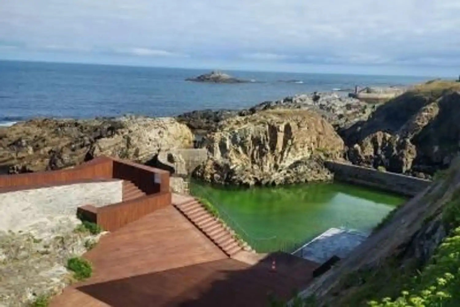 Swimming pool of Houses for sale in Tapia de Casariego  with Private garden, Parquet flooring and Terrace