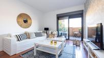 Living room of Attic for sale in  Granada Capital  with Heating, Private garden and Terrace