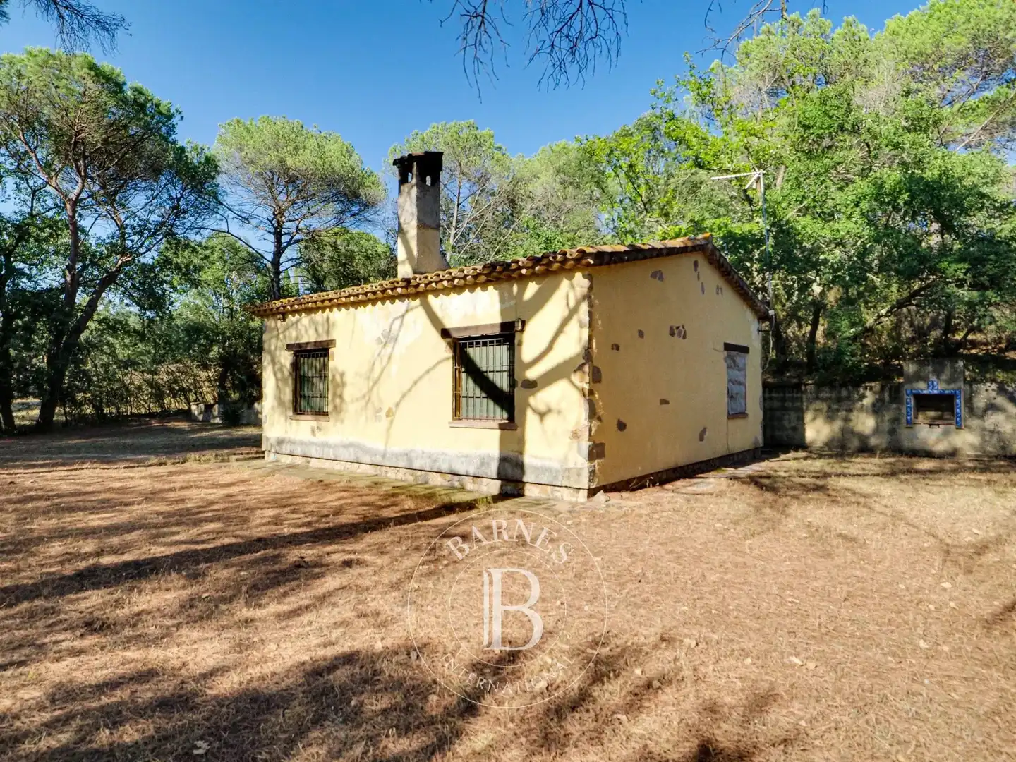Jardí de Finca rústica en venda en Caldes de Malavella amb Calefacció, Piscina i Internet