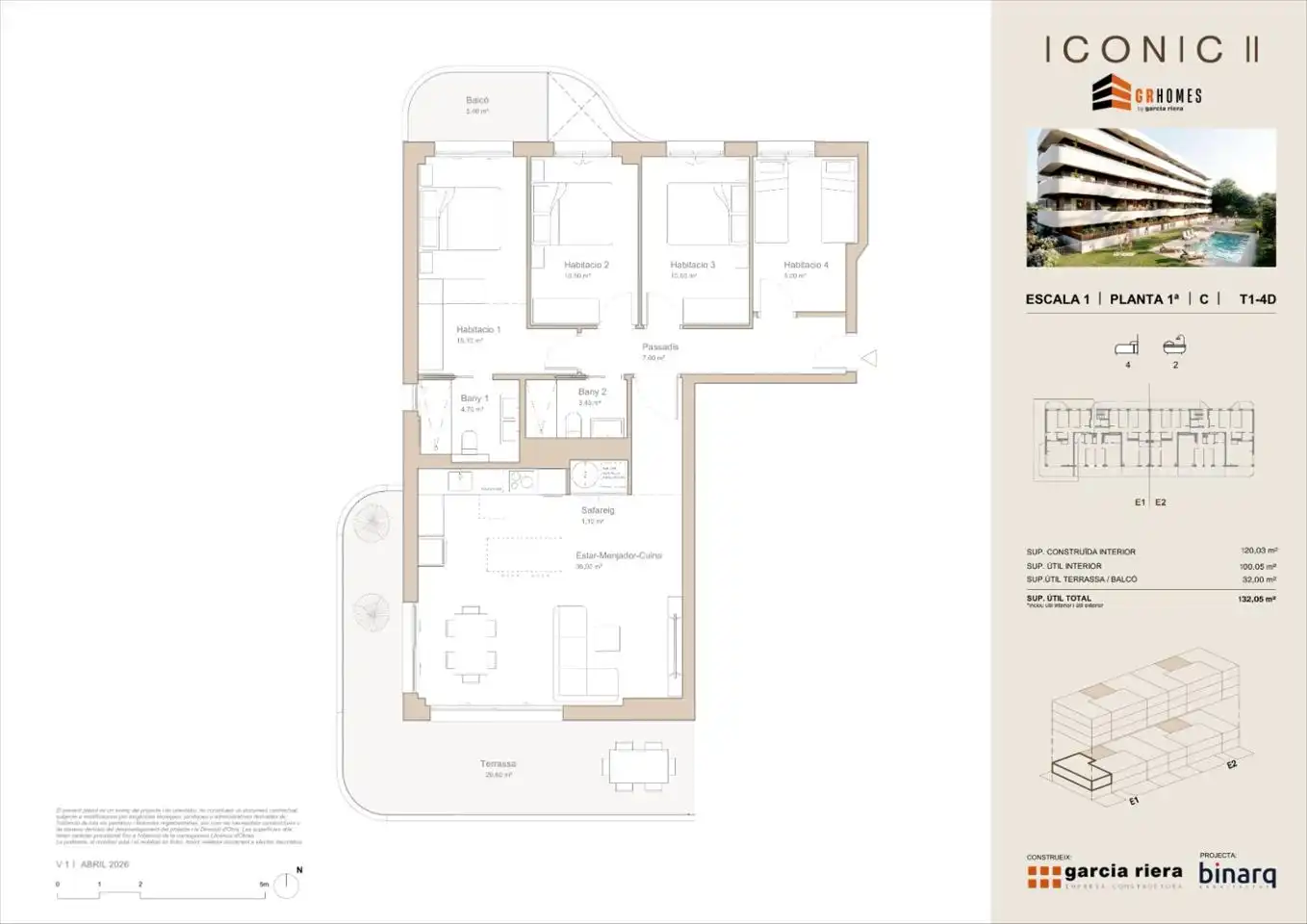 Estudio en venta en Barenys