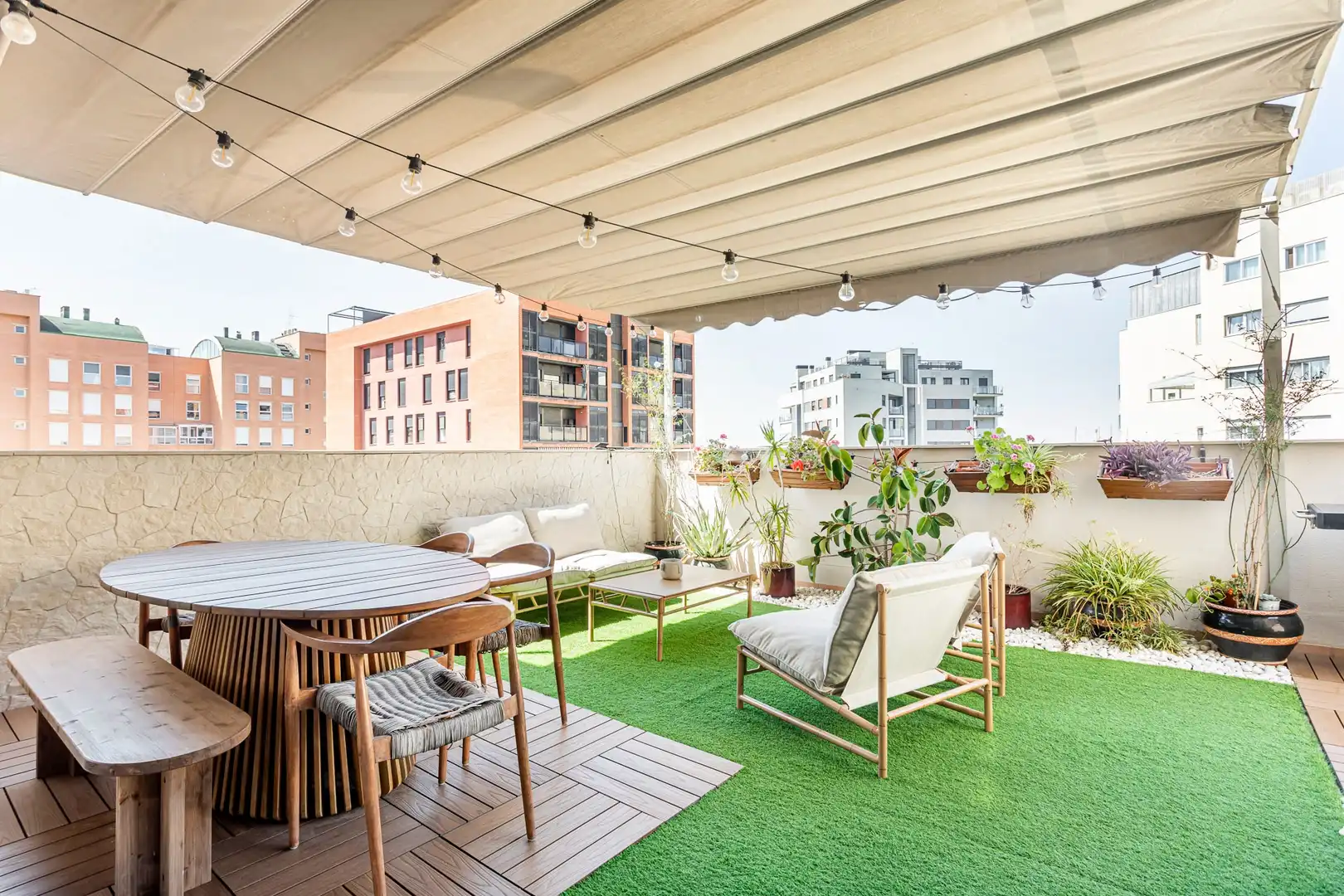 Terraza de Ático en venta en Valencia con Aire acondicionado, Calefacción y Jardín privado