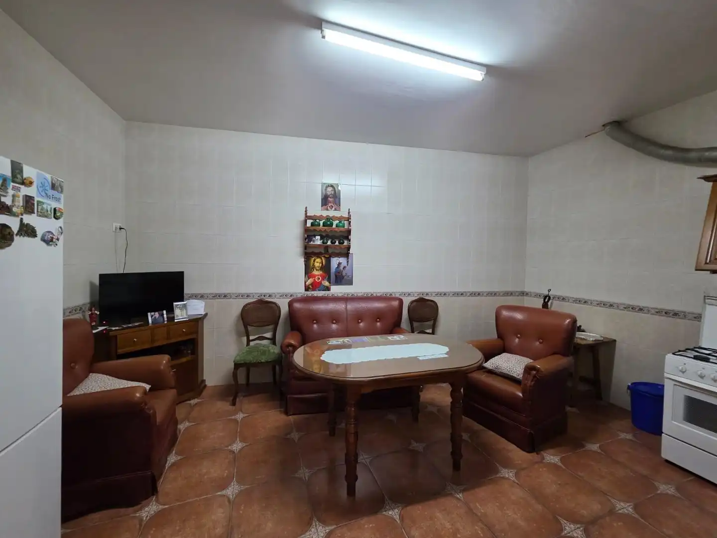 Living room of Houses for sale in Cuevas Bajas  with Air Conditioner, Heating and Terrace