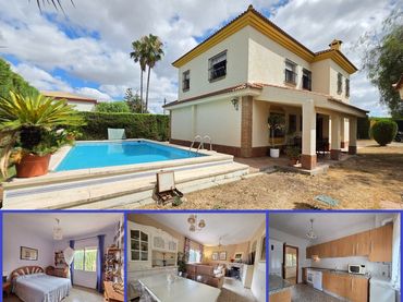 Chalet con piscina en venta en Palomares del Río