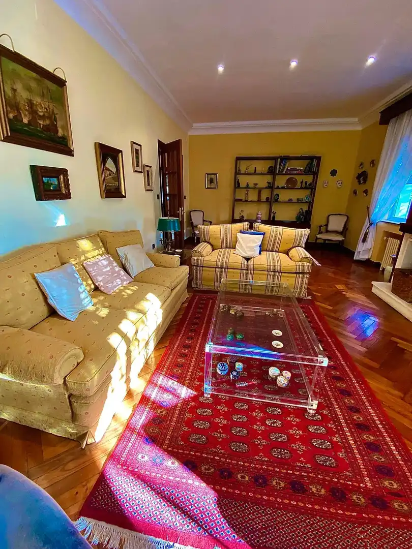 Living room of Houses for sale in Torrelavega   with Private garden, Parquet flooring and Terrace