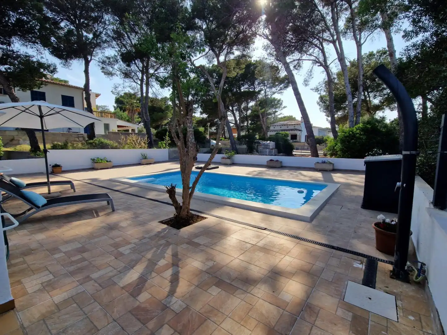 Swimming pool of Houses for rent in Santa Margalida  with Air Conditioner, Heating and Furnished