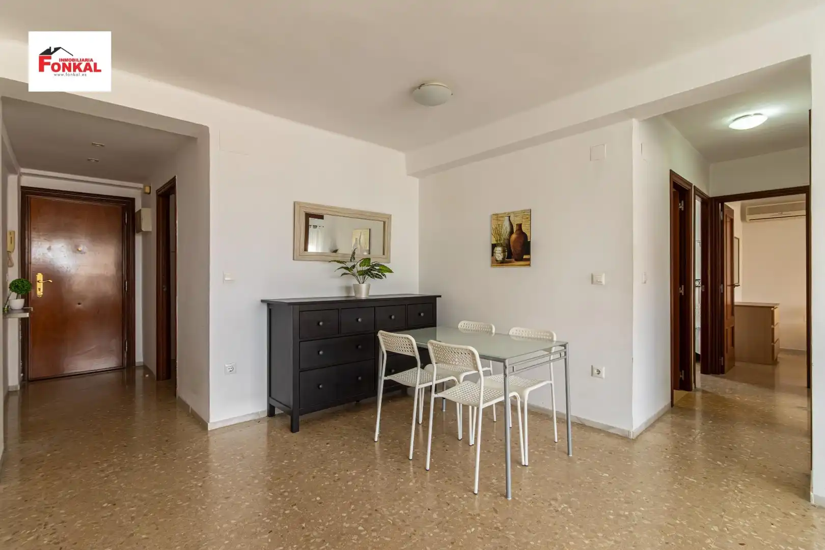 Dining room of Flat for rent in Jerez de la Frontera  with Air Conditioner, Terrace and Furnished
