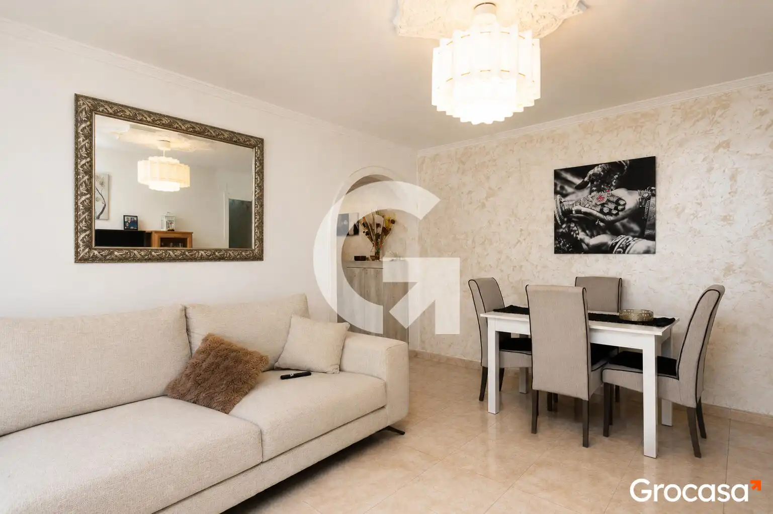 Sala de estar de Piso en venta en Viladecans con Horno y Balcón