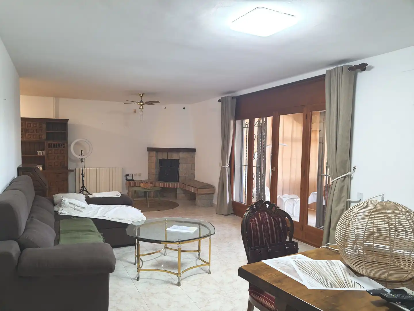 Sala de estar de Casa o chalet en venta en L'Ametlla de Mar  con Aire acondicionado, Calefacción y Jardín privado