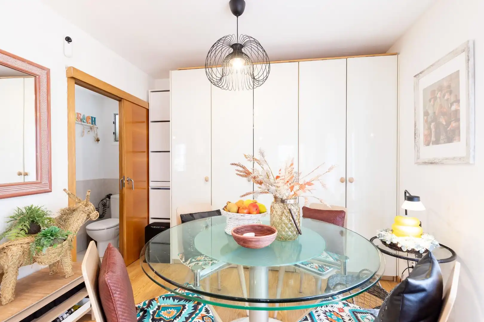 Comedor de Casa adosada en venta en  Palma de Mallorca con Aire acondicionado, Calefacción y Jardín privado