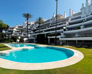 Exterior view of Duplex for sale in Marbella  with Private garden, Terrace and Community pool
