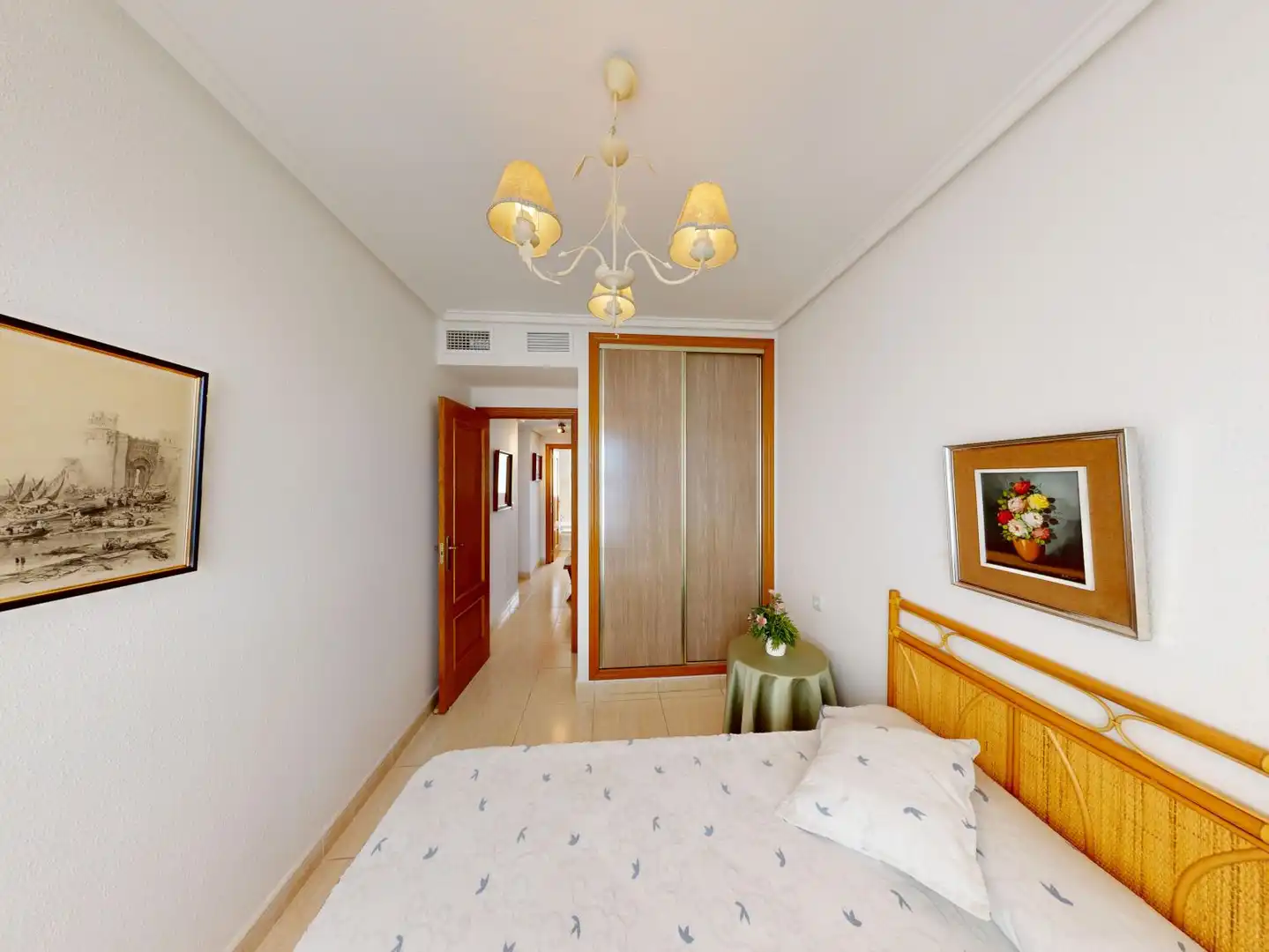 Schlafzimmer von Wohnung zum Verkauf in Alicante / Alacant mit Klimaanlage, Heizung und Terrasse