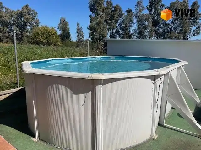 Piscina de Finca rústica en venta en La Puebla del Río, Sevilla