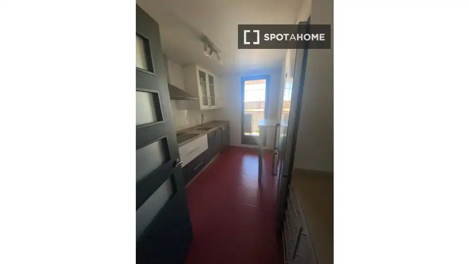 Bedroom of Flat for rent in Valencia  with Air Conditioner, Heating and Furnished