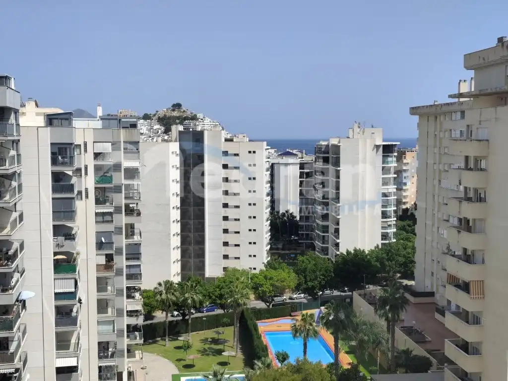 Vista exterior de Piso en venta en Villajoyosa / La Vila Joiosa con Aire acondicionado, Calefacción y Jardín privado