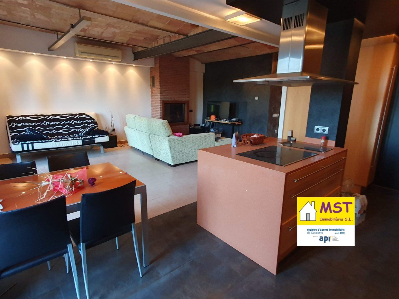 Kitchen of Duplex for sale in Navàs  with Heating, Parquet flooring and Terrace
