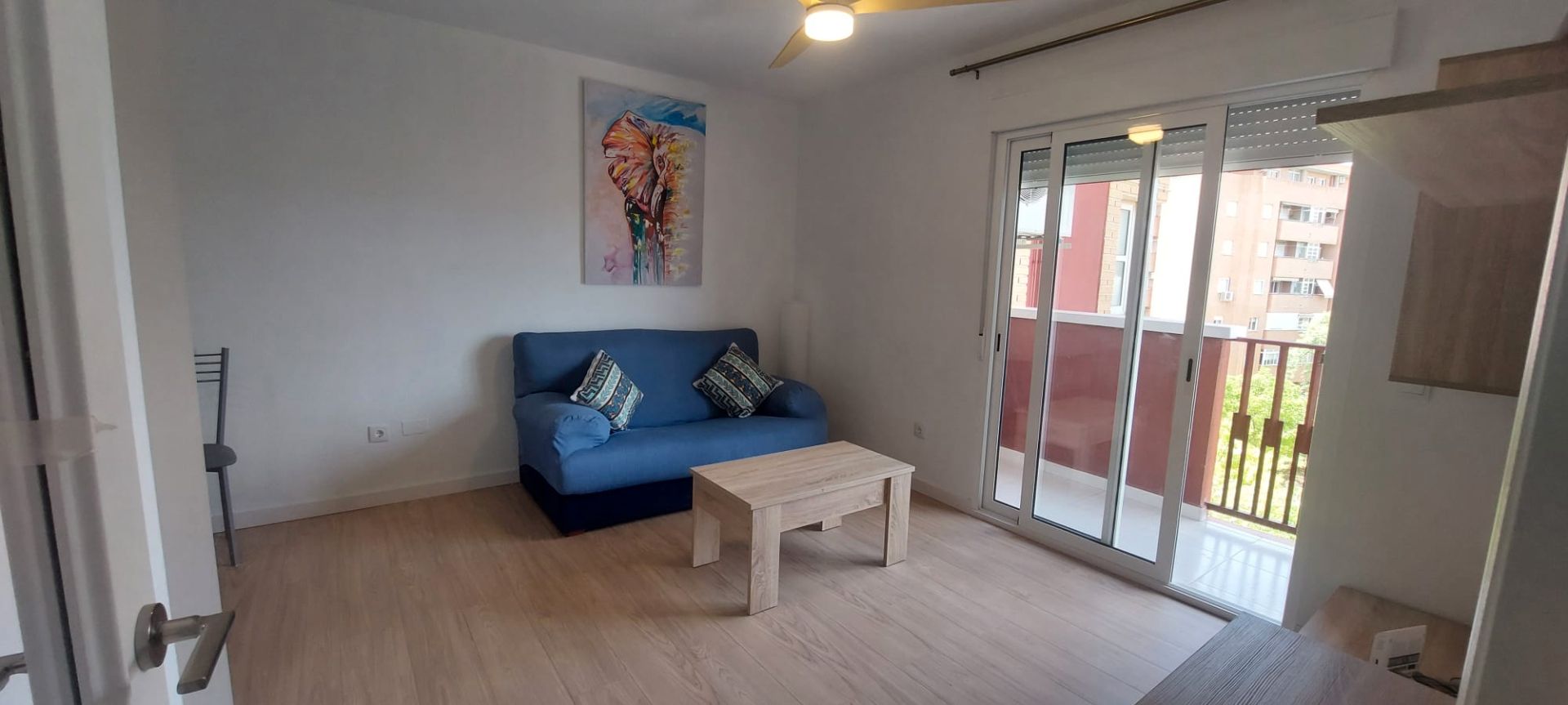Living room of Flat to rent in  Murcia Capital  with Air Conditioner, Heating and Parquet flooring