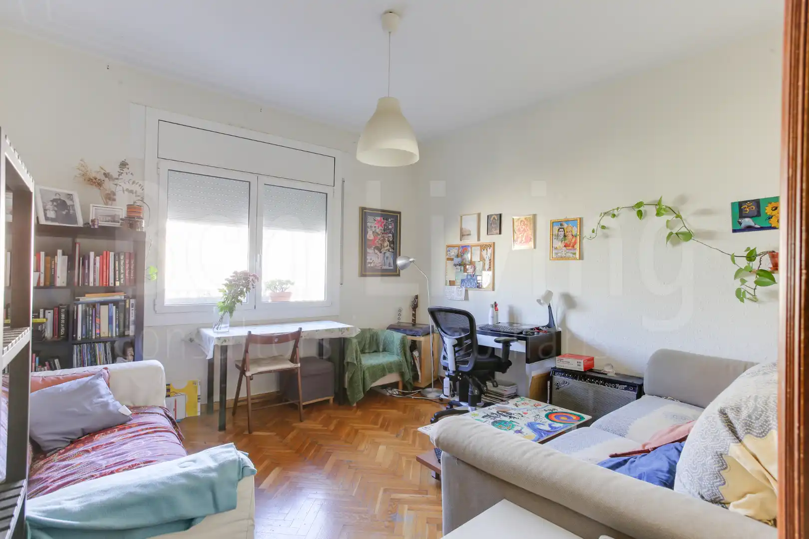Sala d'estar de Àtic en venda en Barcelona amb Terrassa
