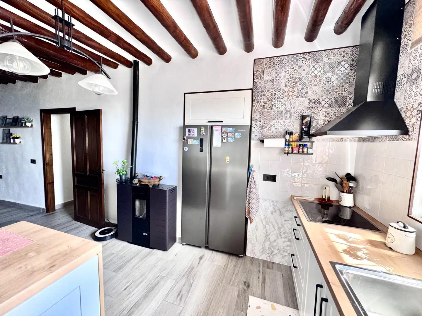 Cuina de Casa o xalet en venda en Válor amb Aire condicionat, Calefacció i Terrassa
