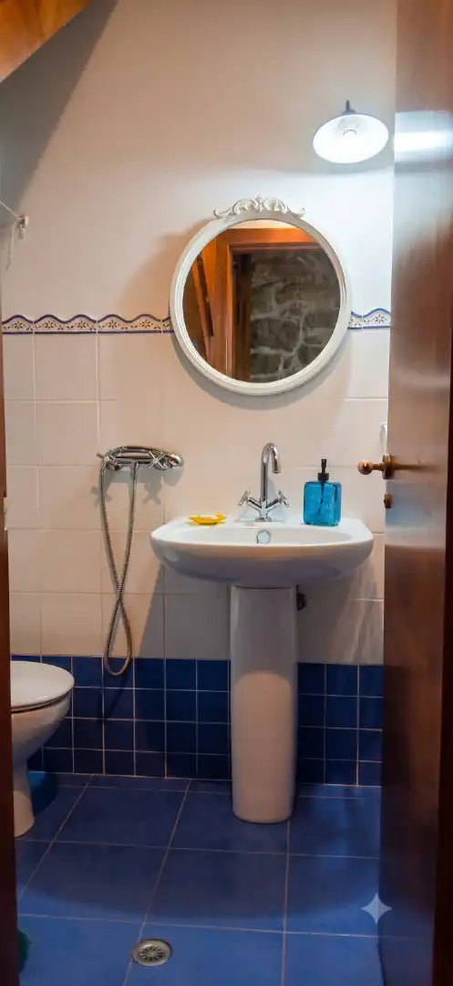 Baño de Casa o chalet en venta en Muros con Amueblado