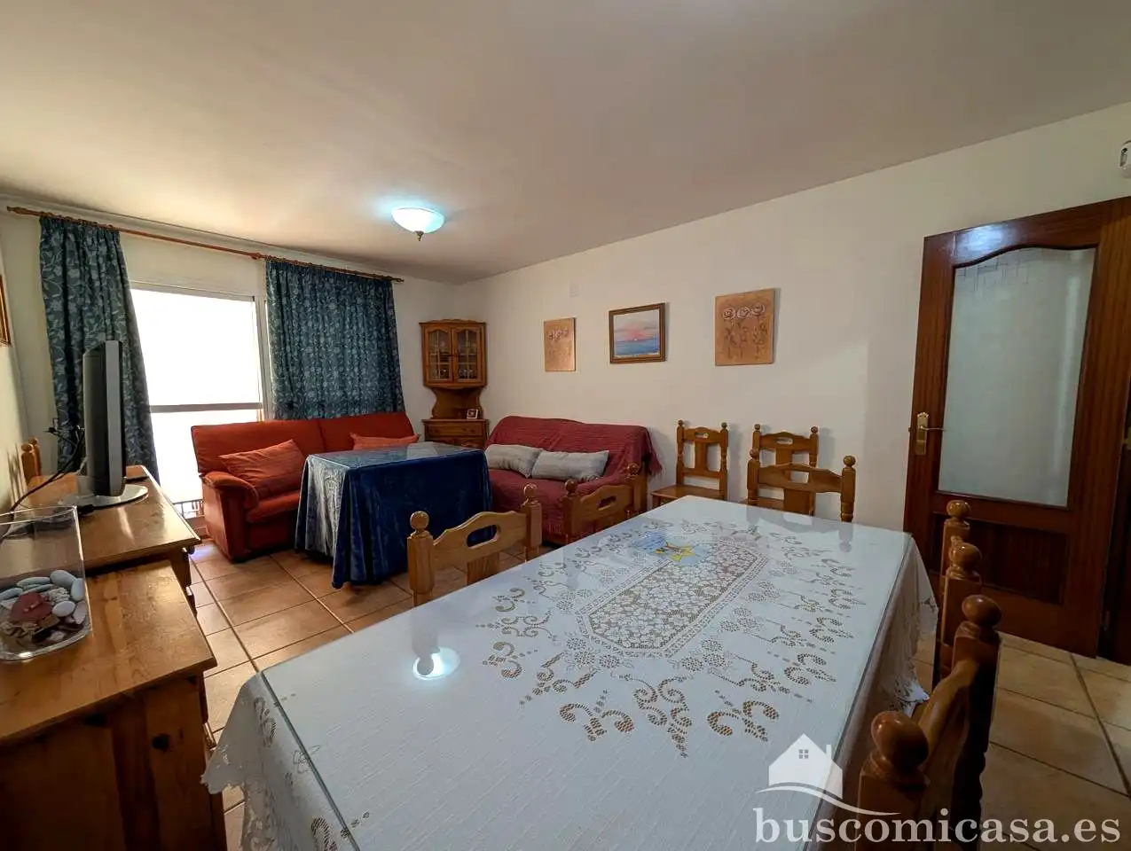 Sala de estar de Planta baja en venta en Algarrobo con Jardín privado, Terraza y Amueblado