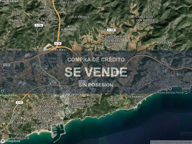 Vista exterior de Piso en venta en Vilanova i la Geltrú