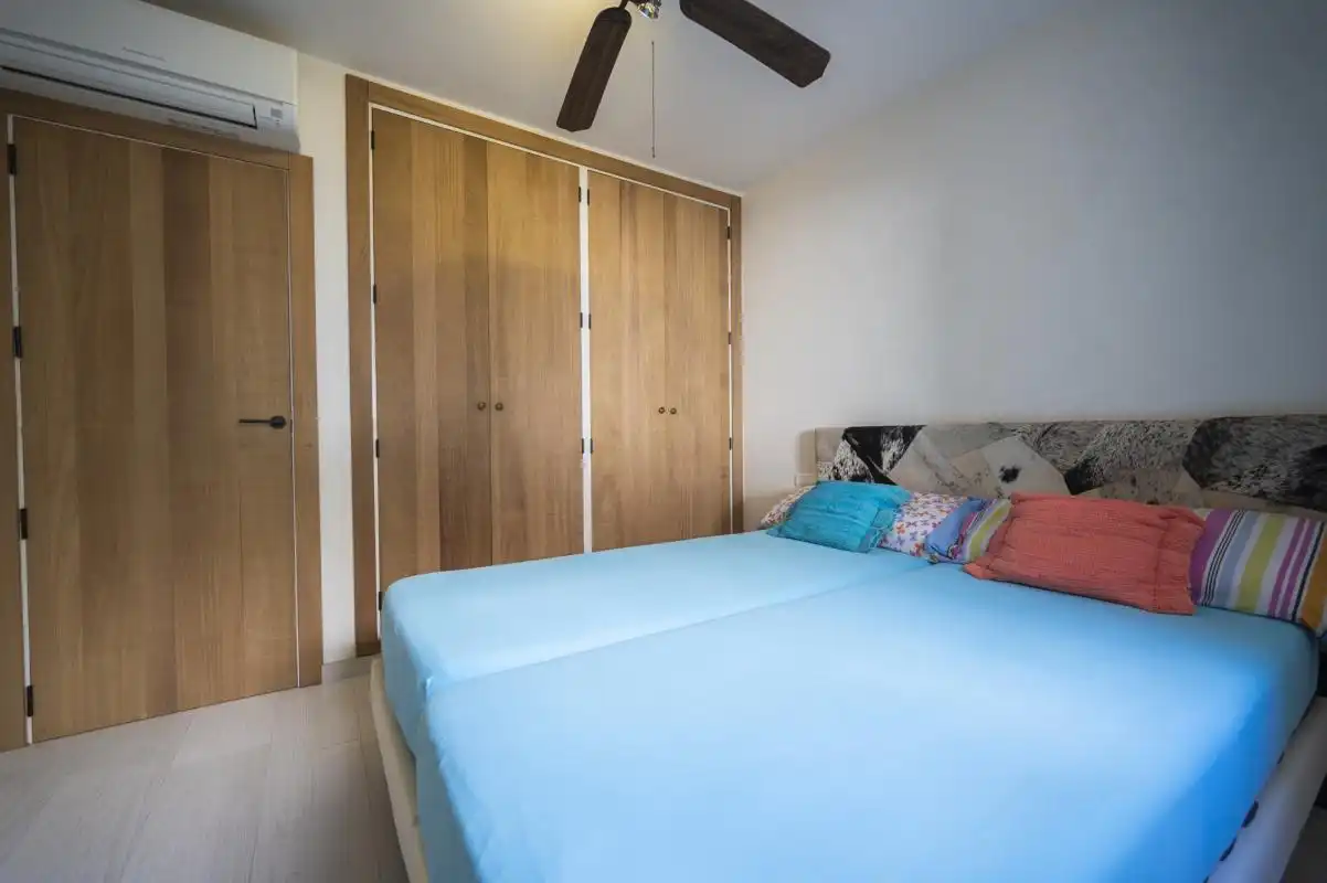 Bedroom of Ground floor for sale in Santa Eulària des Riu  with Air Conditioner, Heating and Private garden