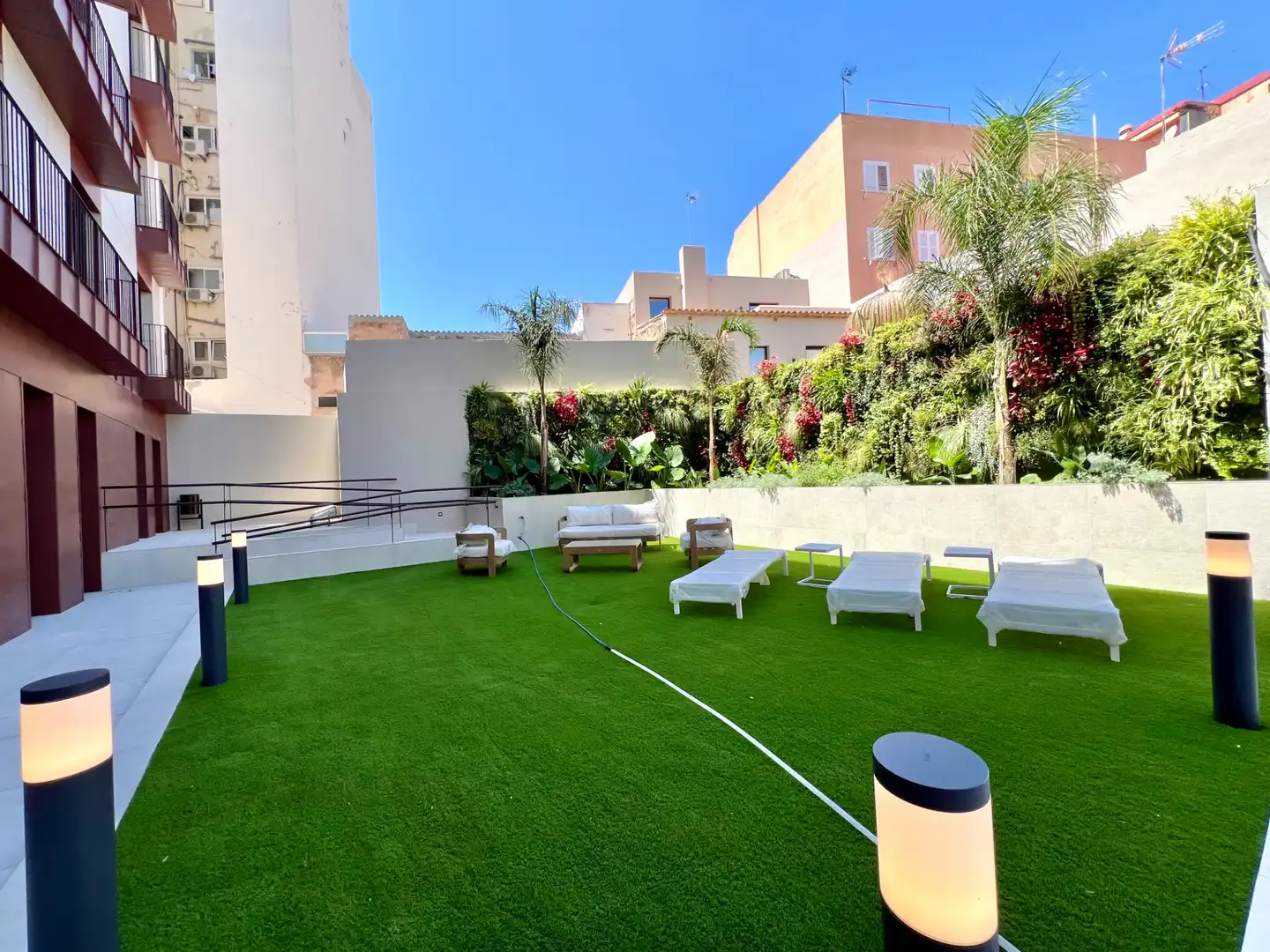 Terrasse von Wohnung zum Verkauf in  Palma de Mallorca mit Klimaanlage, Heizung und Abstellraum