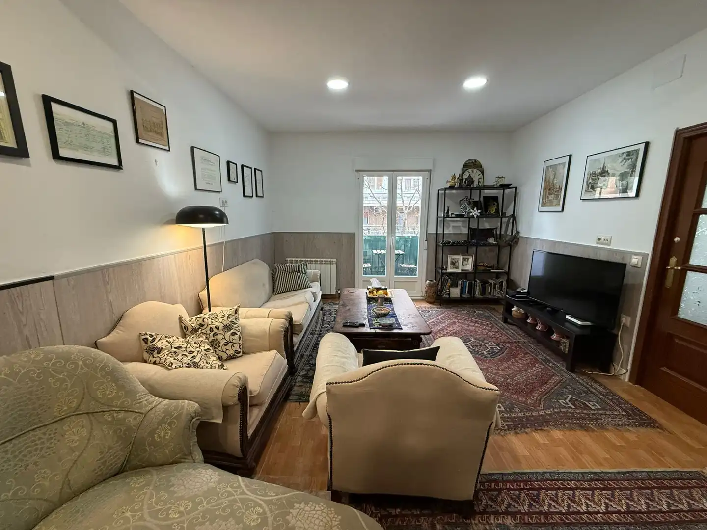 Wohnzimmer von Wohnung zum Verkauf in Madrid mit Heizung, Terrasse und Abstellraum