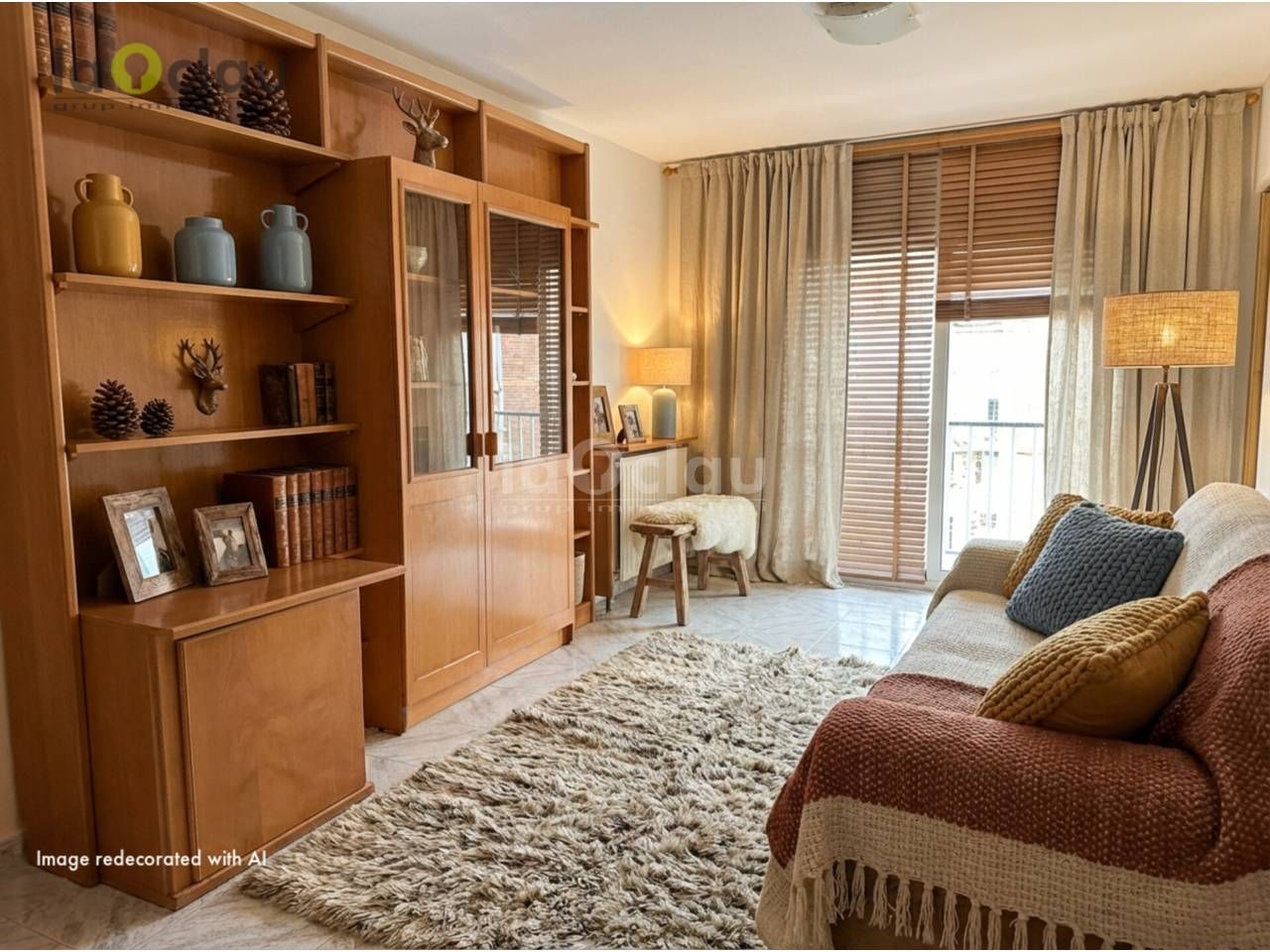 Sala de estar de Casa adosada en venta en Tona con Calefacción y Terraza