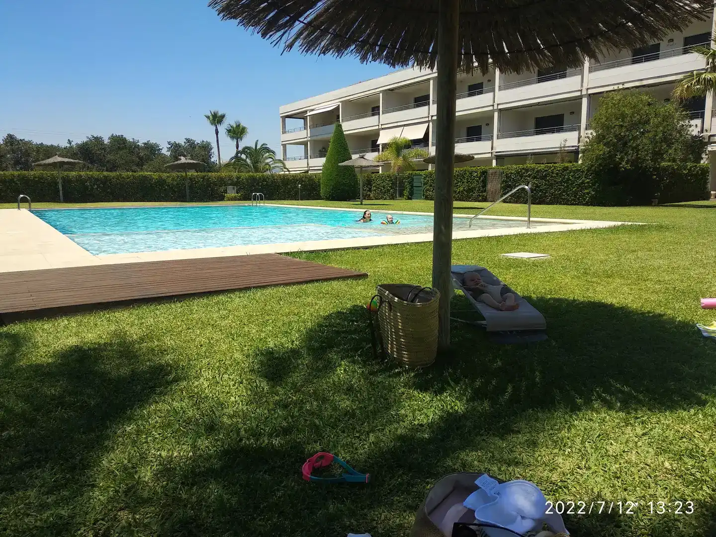 Schwimmbecken von Wohnung zur Miete in Jávea / Xàbia mit Klimaanlage, Terrasse und Schwimmbad