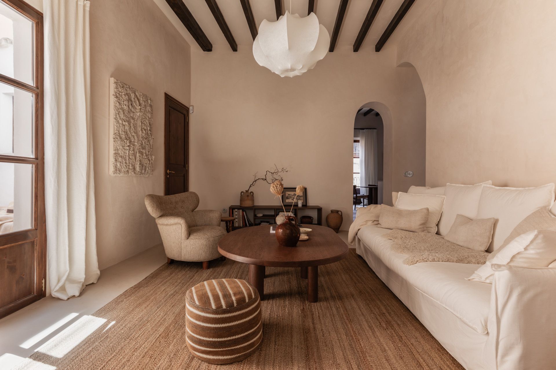 Sala d'estar de Apartament en venda en  Palma de Mallorca amb Aire condicionat, Terrassa i Moblat