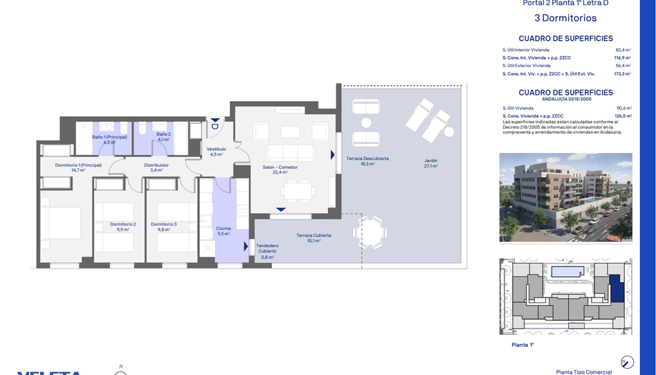 Photo 1 from new construction home in Flat for sale in R. Palmas Altas. Isla Natura, Bellavista, Sevilla