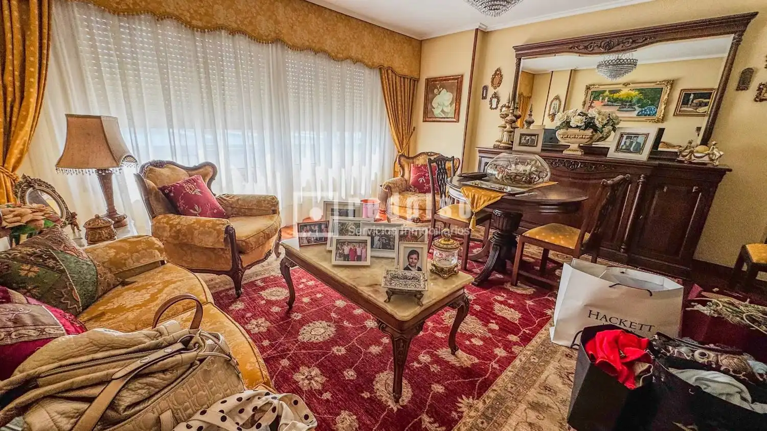 Sala de estar de Piso en venta en A Coruña Capital  con Parquet y Trastero