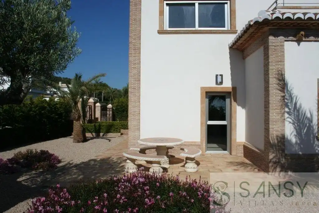 Garden of Houses for sale in Jávea / Xàbia  with Air Conditioner, Heating and Storage room