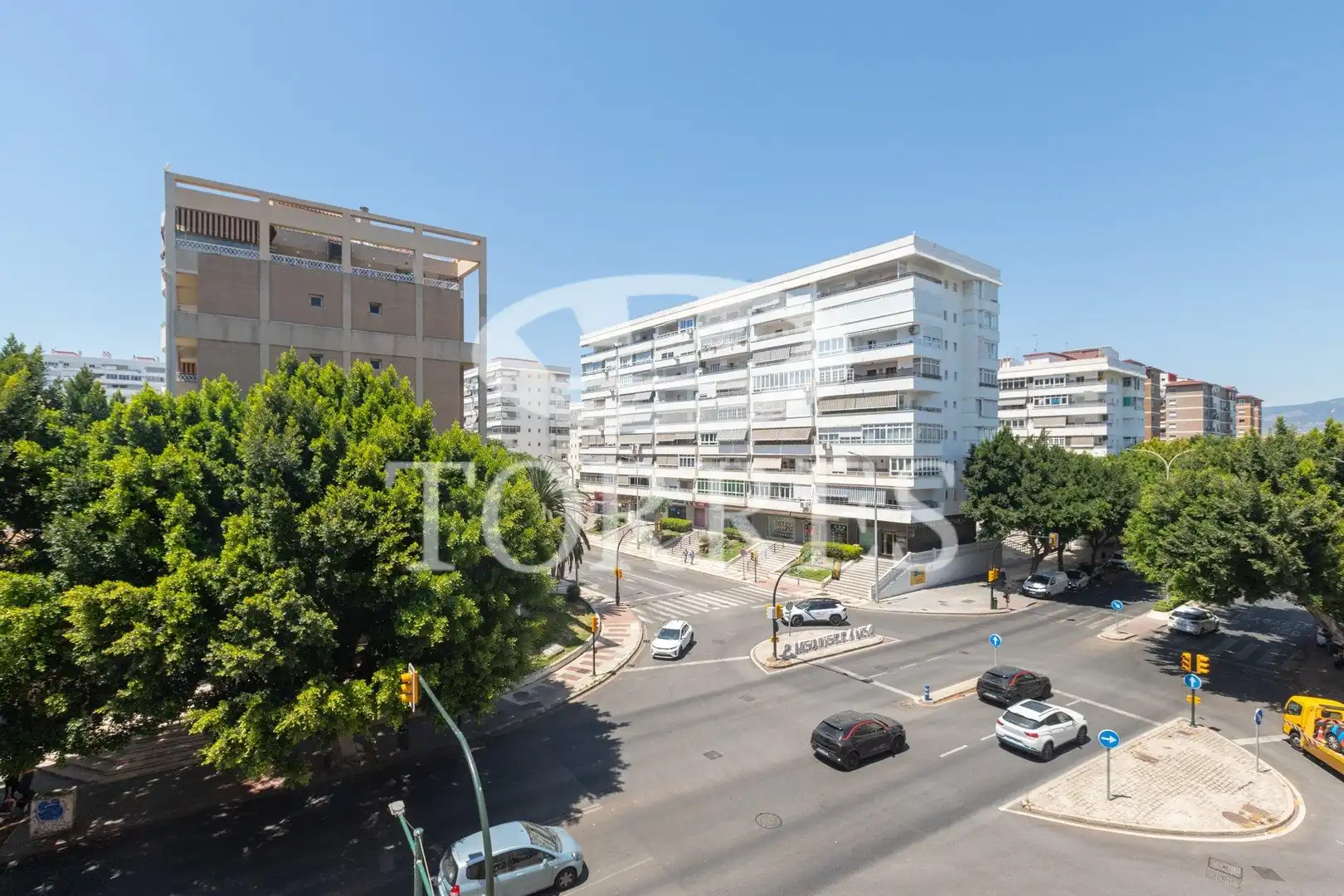 Vista exterior de Piso en venta en Málaga con Aire acondicionado, Parquet y Piscina comunitaria