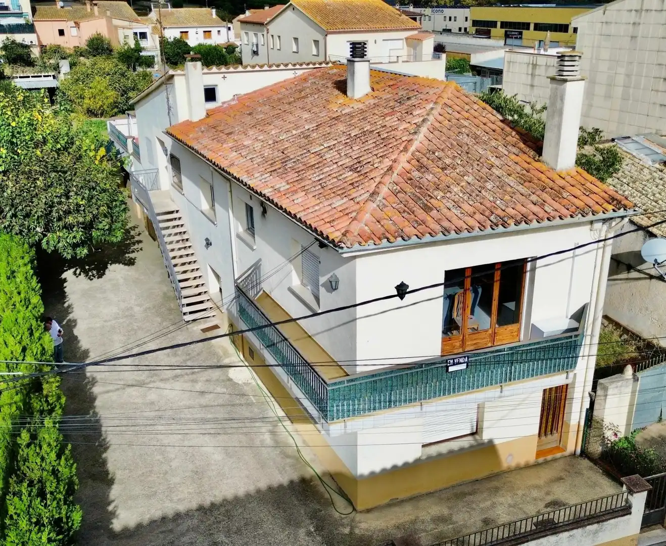 Vista exterior de Finca rústica en venda en Maçanet de la Selva amb Terrassa i Balcó