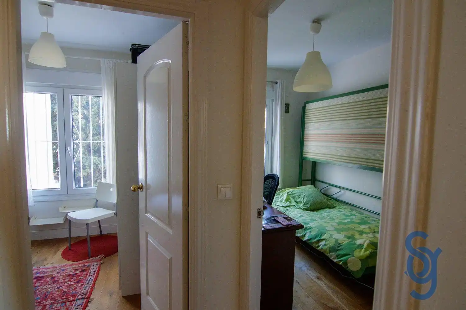 Bedroom of Detached homes for sale in Málaga  with Air Conditioner, Parquet flooring and Terrace