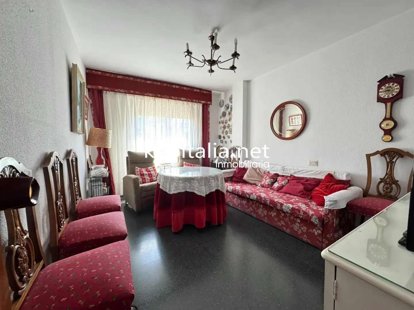 Sala d'estar de Pis en venda en Ontinyent amb Traster, Moblat i Balcó