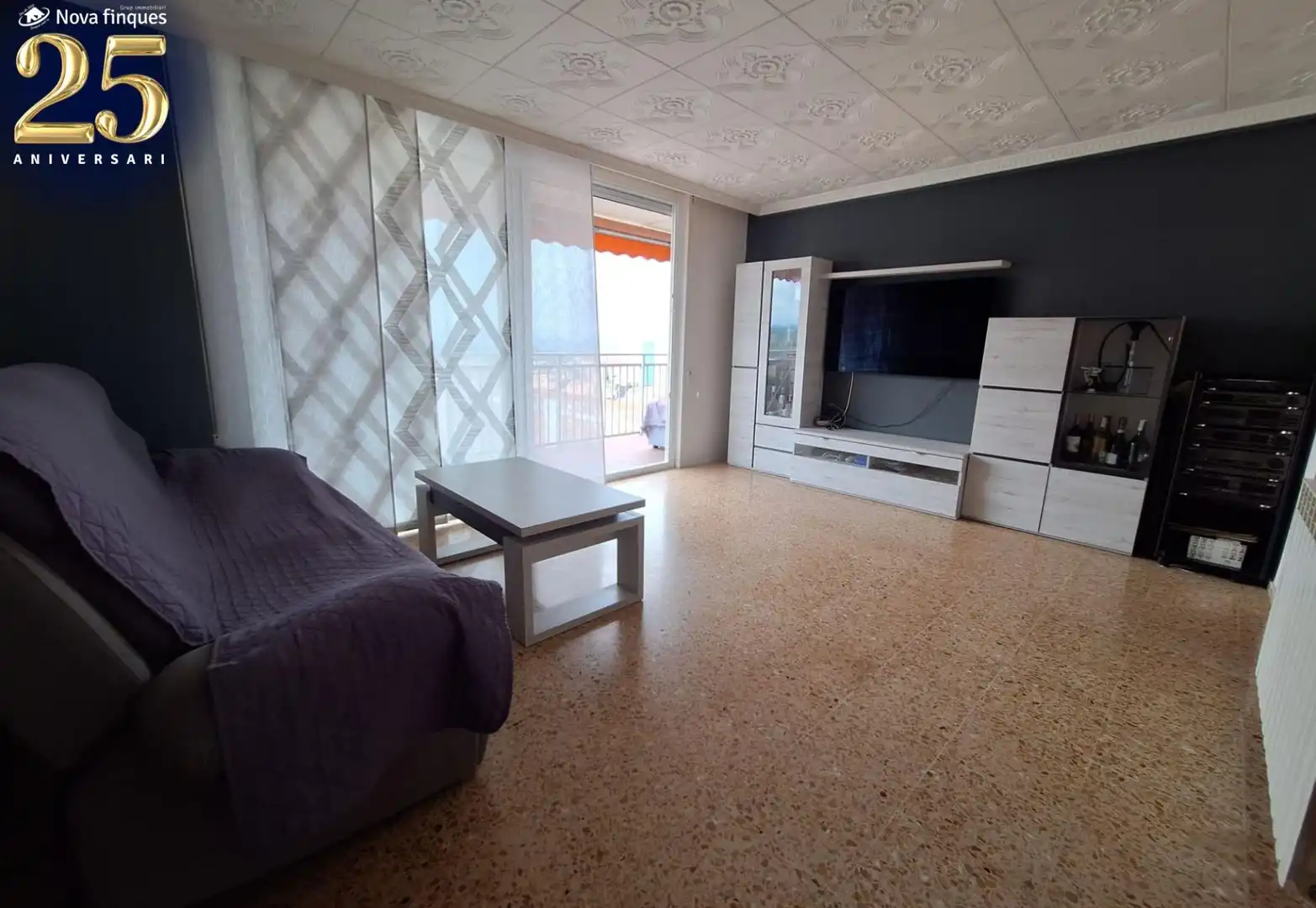 Living room of Flat for sale in Sabadell  with Heating and Balcony