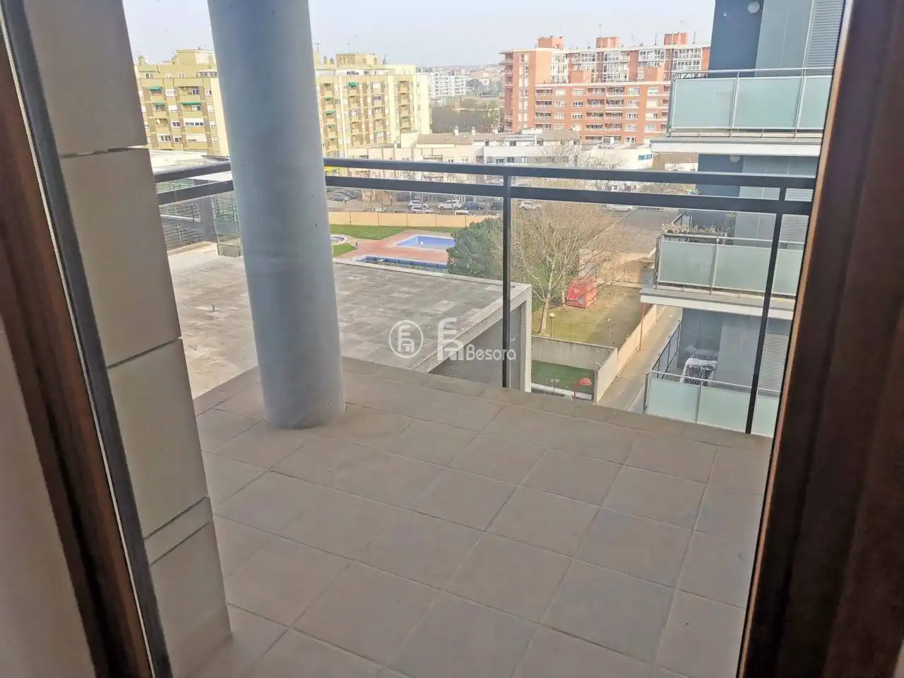 Terrace of Flat for rent in Lleida  with Air Conditioner, Heating and Parquet flooring