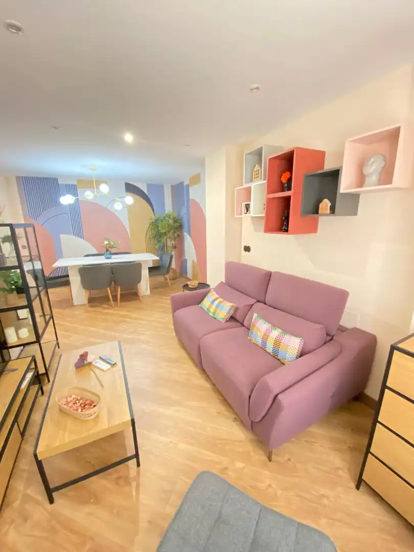 Living room of Apartments for rent in Ciudad Real  with Air Conditioner, Heating and Parquet flooring
