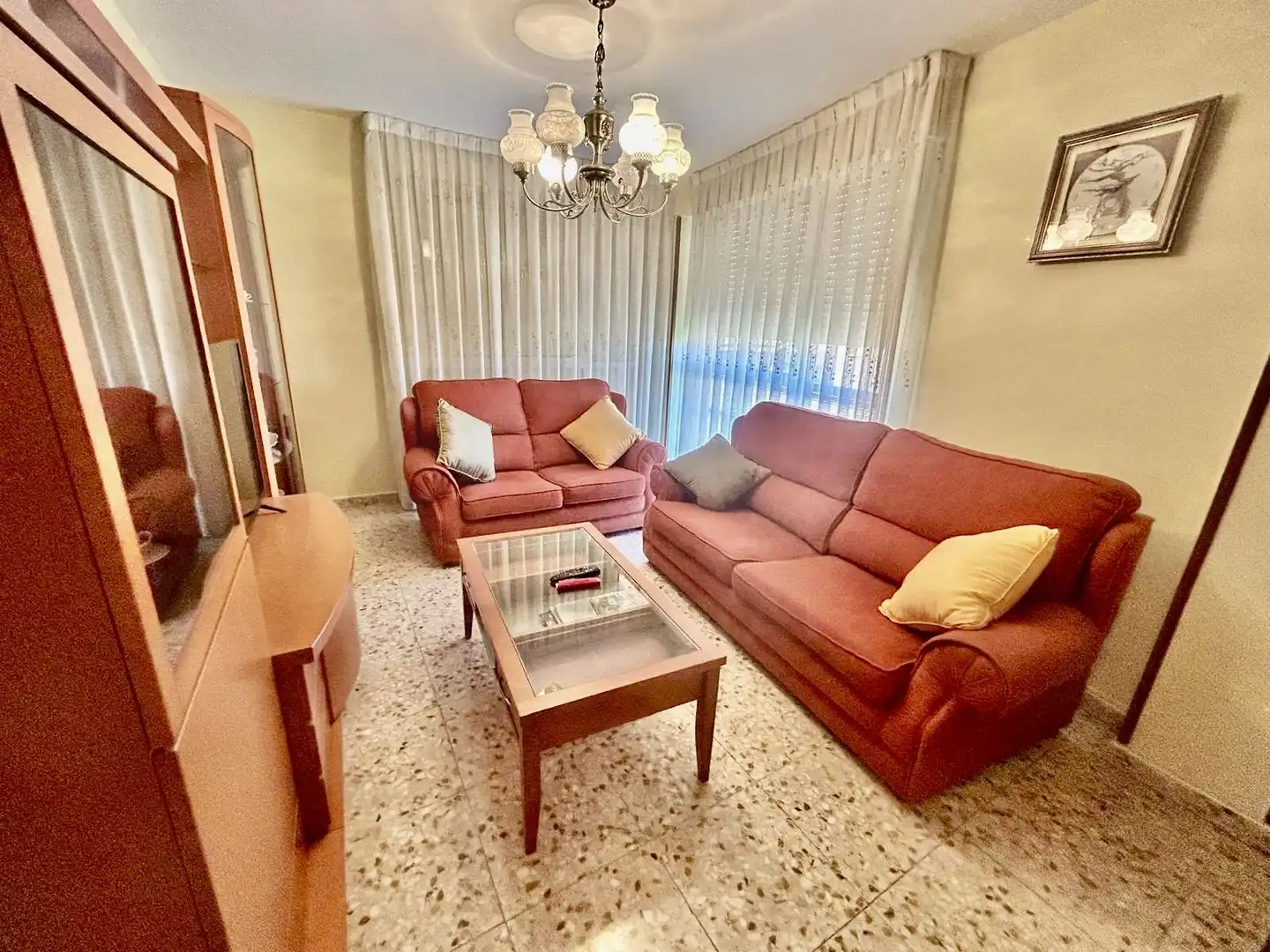 Living room of Houses for sale in La Bañeza   with Terrace