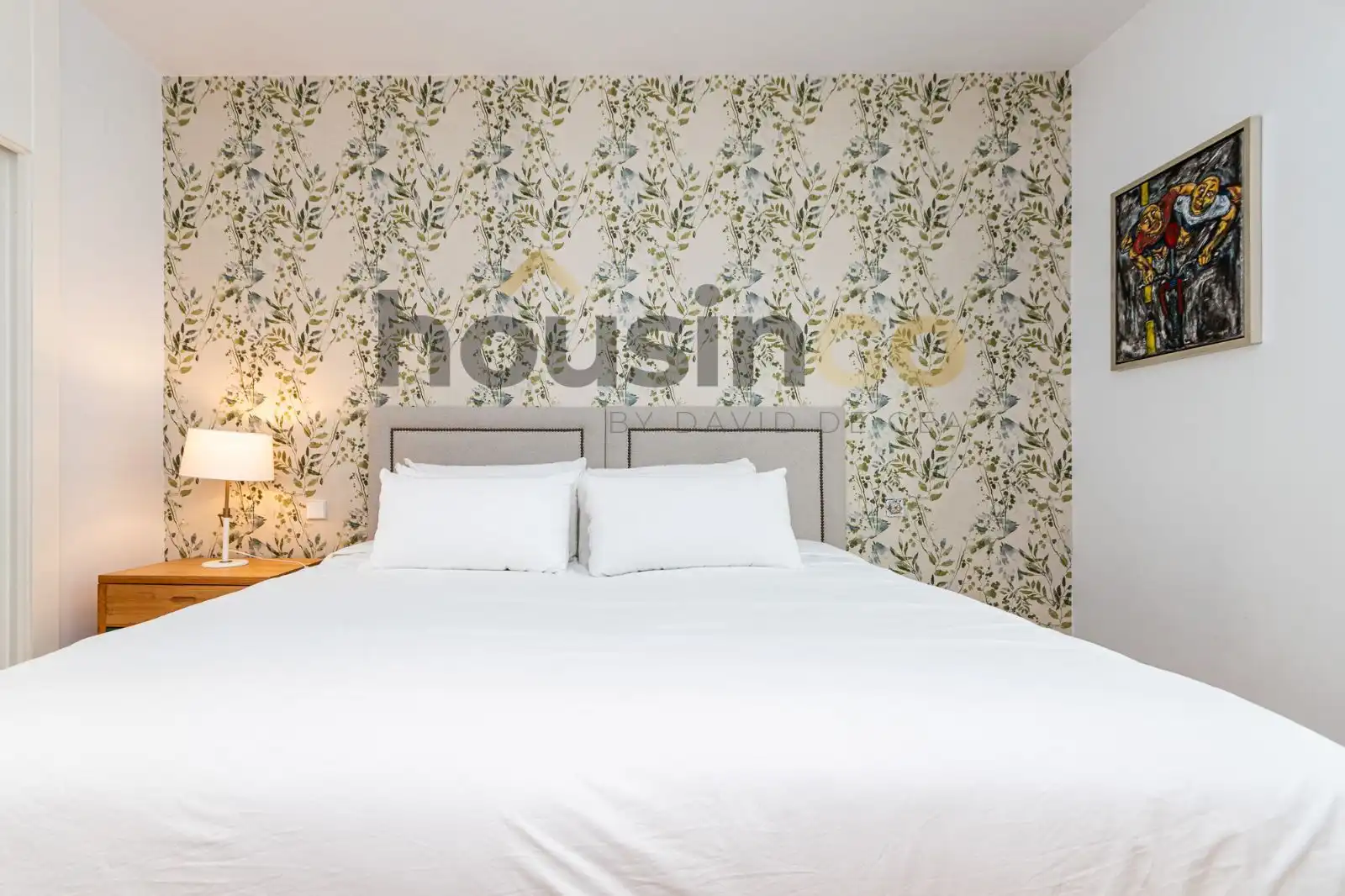 Schlafzimmer von Wohnung zur Miete in Madrid mit Klimaanlage, Heizung und Abstellraum