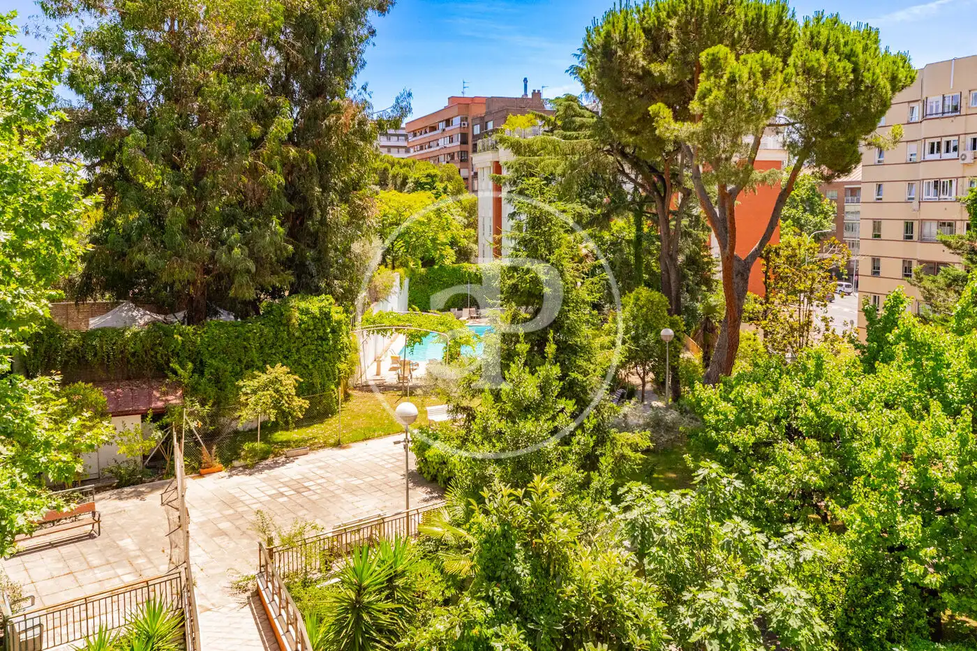 Jardín de Piso de alquiler en Madrid con Aire acondicionado, Calefacción y Jardín privado