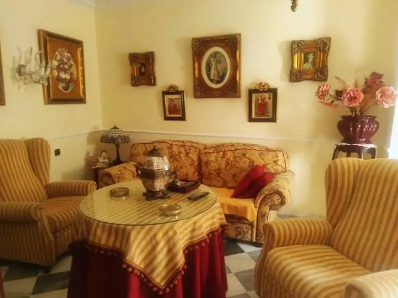 Living room of Detached homes for sale in Paterna de Rivera  with Storage room, Furnished and Balcony