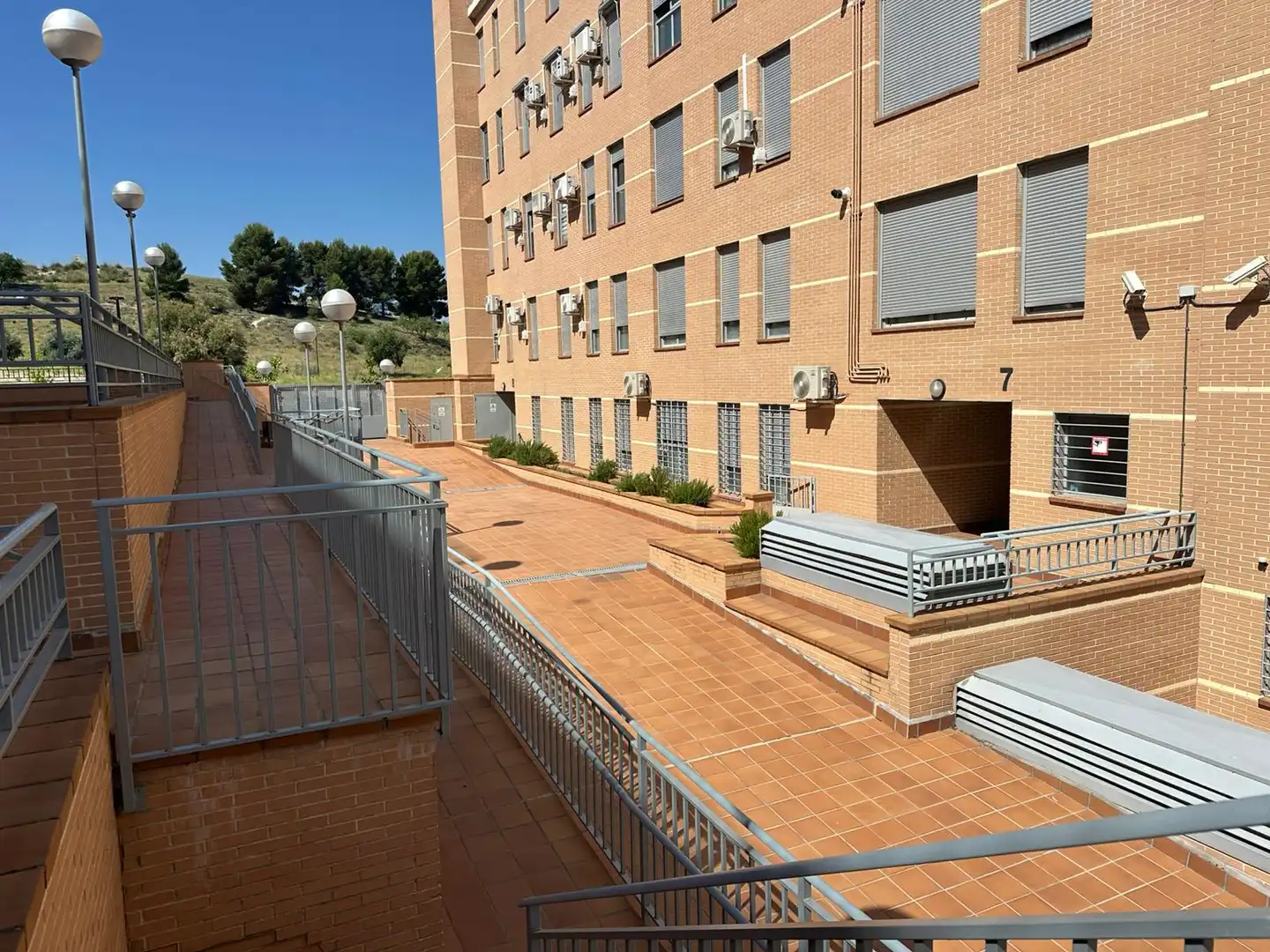 Terraza de Estudio de alquiler en Arganda del Rey con Calefacción, Horno y Lavadora