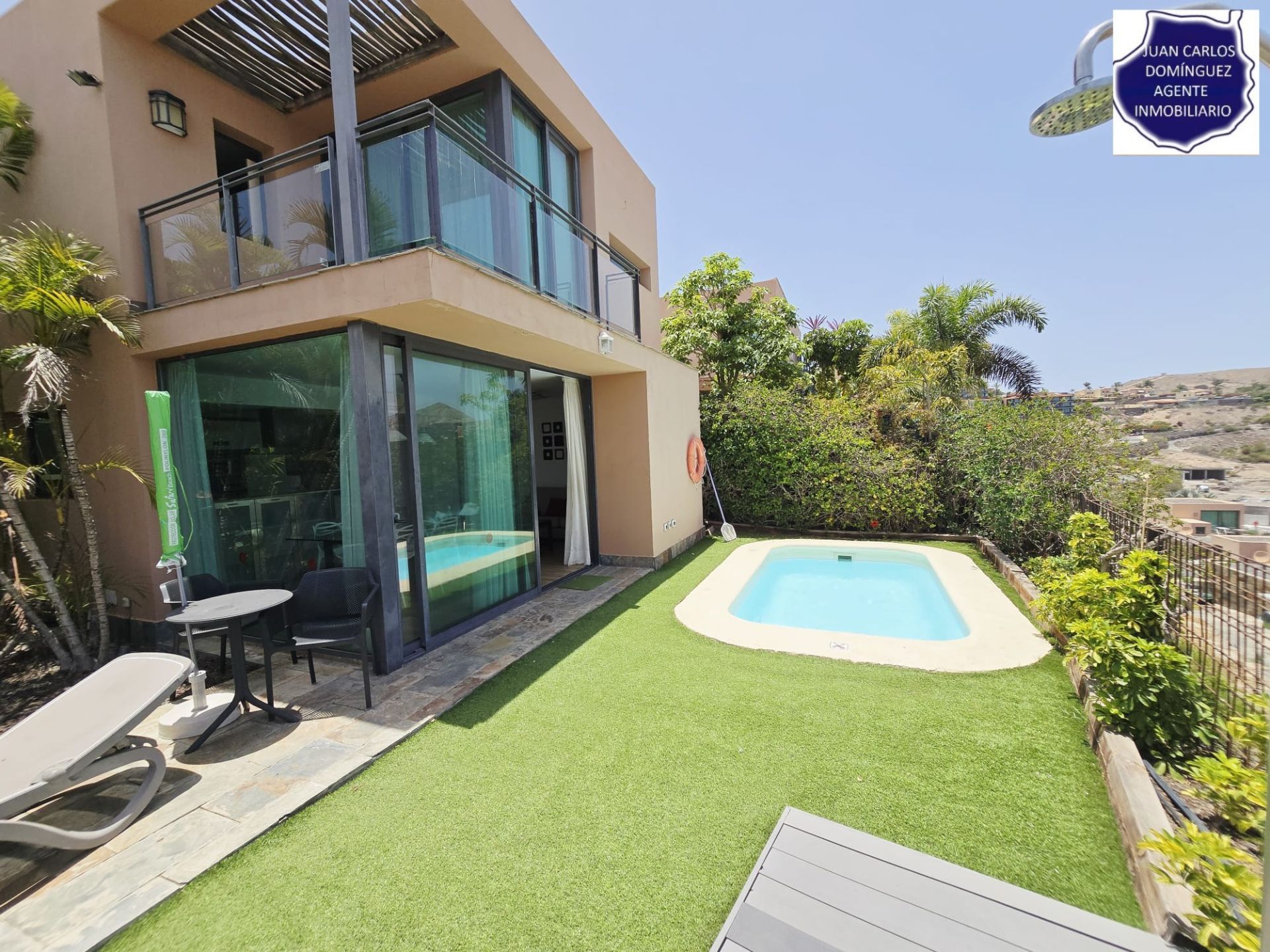 Piscina de Casa o xalet de lloguer en San Bartolomé de Tirajana amb Aire condicionat, Jardí privat i Terrassa