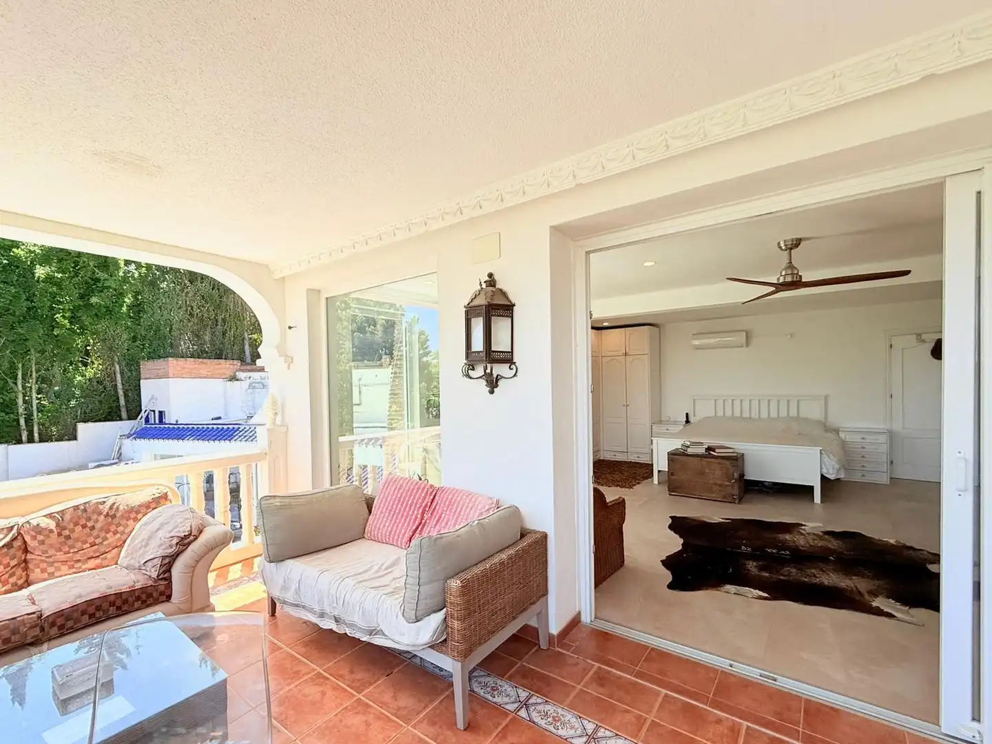 Terrassa de Casa o xalet en venda en Benalmádena amb Aire condicionat, Jardí privat i Terrassa